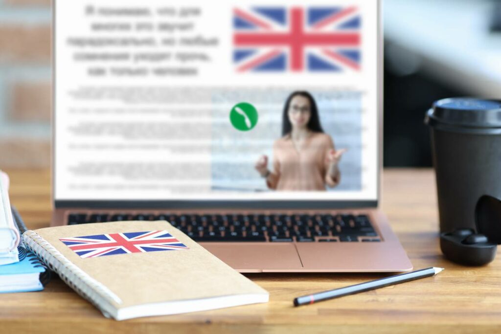 apprendre l'anglais en ligne, cours particuliers